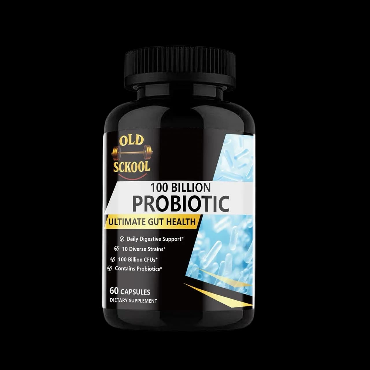 Old Sckool 100 Billion Probiotic | 60 Capsules