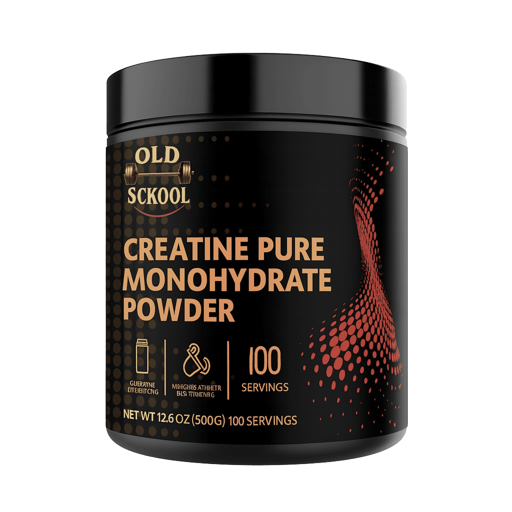 Old Sckool Creatine Pure Monohydrate Powder | 100 Servings