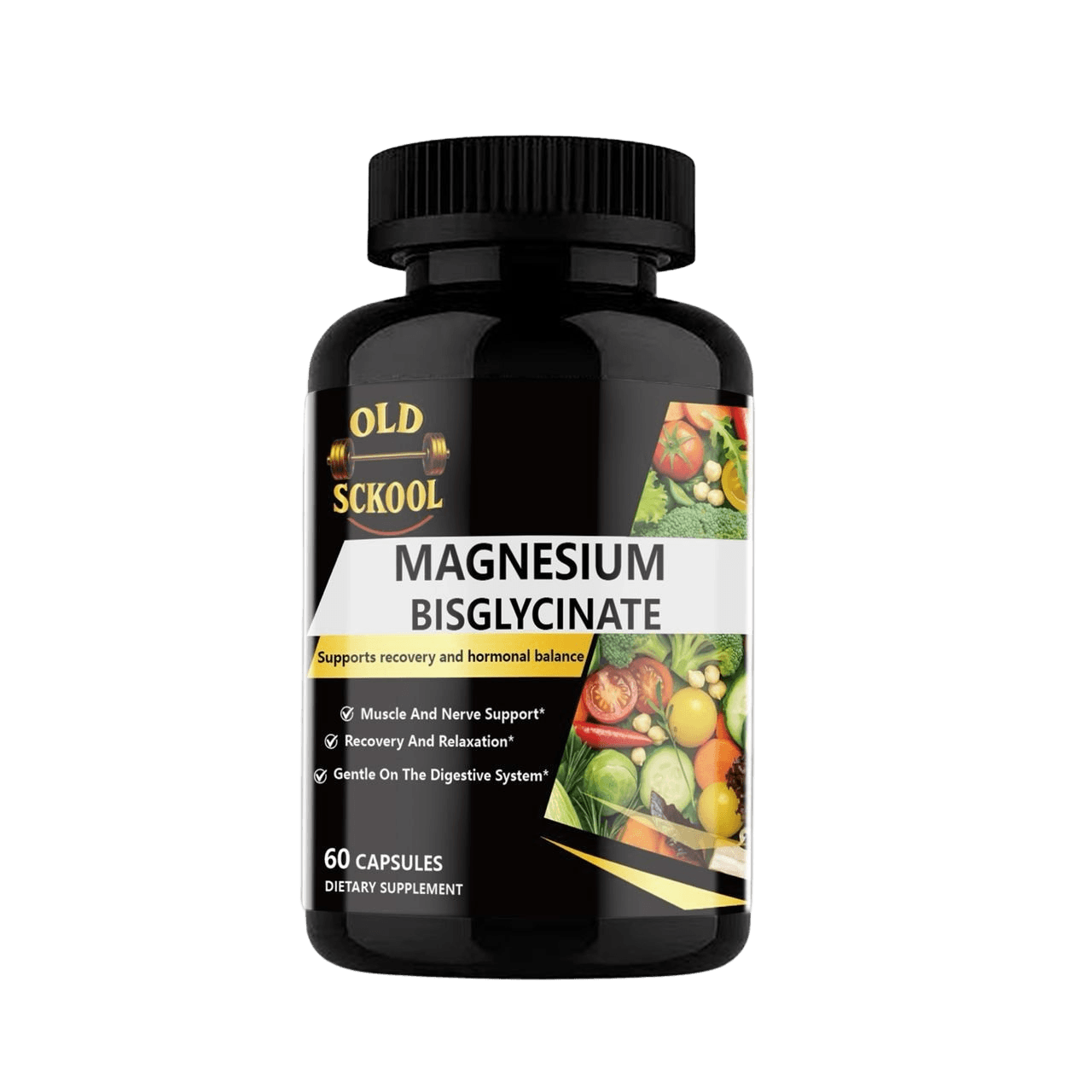 Old Sckool Magnesium Bisglycinate | 60 Capsules